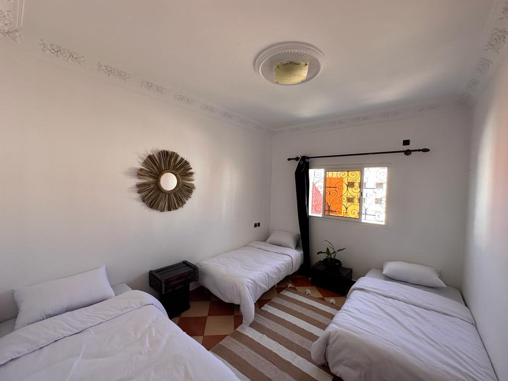Surf Camp Imsouane Twin or Triple Bedroom - Shared bathroom